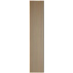 Akustikpanel i egetræsfiner 2600x520x18 mm