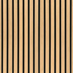 Akustikpanel i egetræsfiner 3000x520x18 mm
