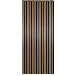 Akustikpanel i røget egetræsfiner 1200x520x18 mm