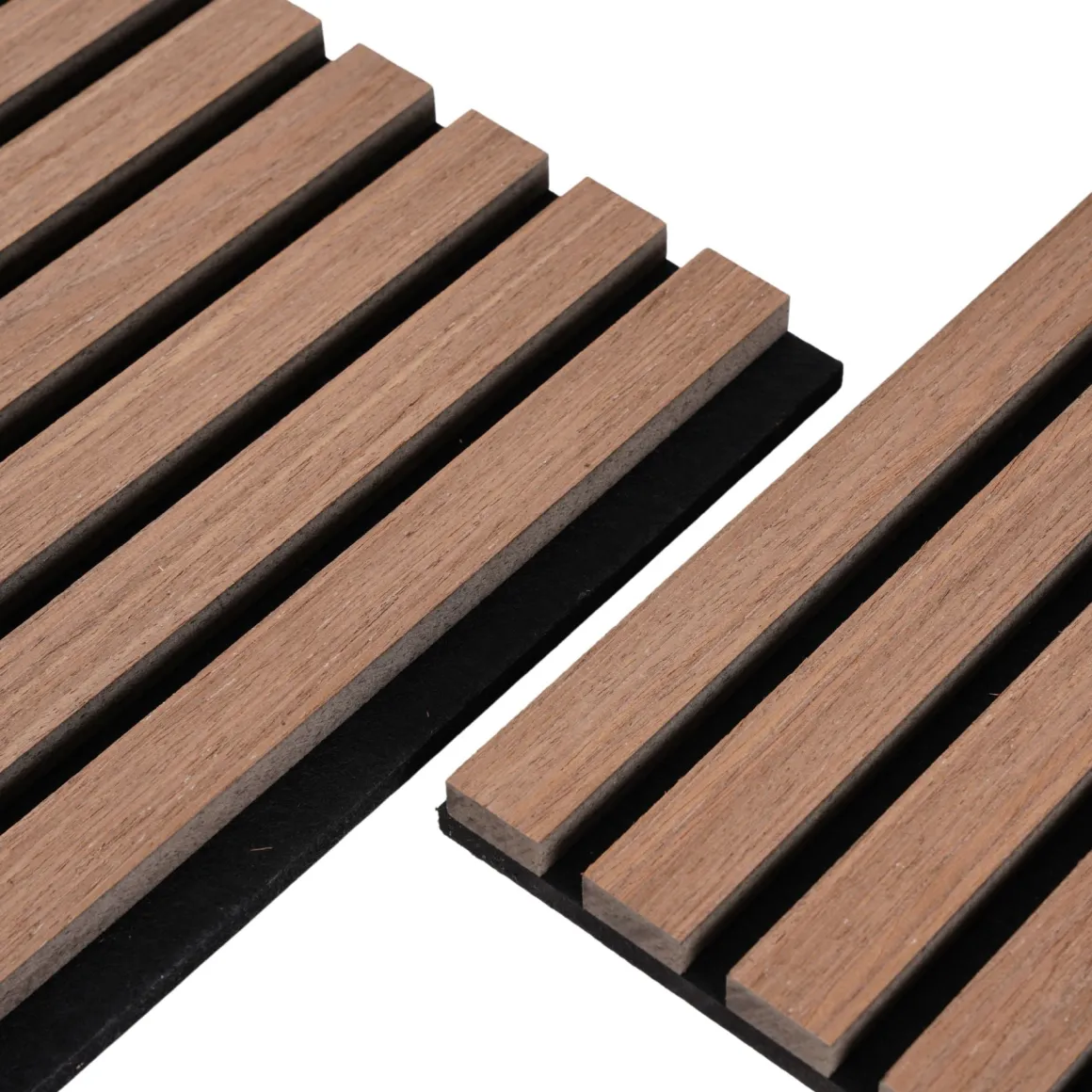 Akustikpanel i røget egetræsfiner 2600x520x18 mm