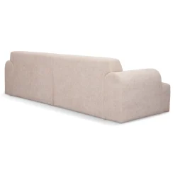 Arianna chaiselong sofa cream - Venstrevendt