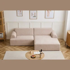 Arianna chaiselong sofa cream - Højrevendt