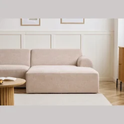 Arianna chaiselong sofa cream - Højrevendt