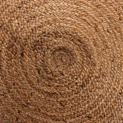 Arthur rundt tæppe - Jute Ø90 cm