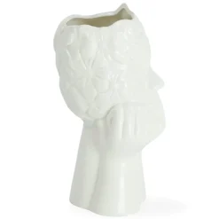 Asti keramik vase i hvid 19,8 cm