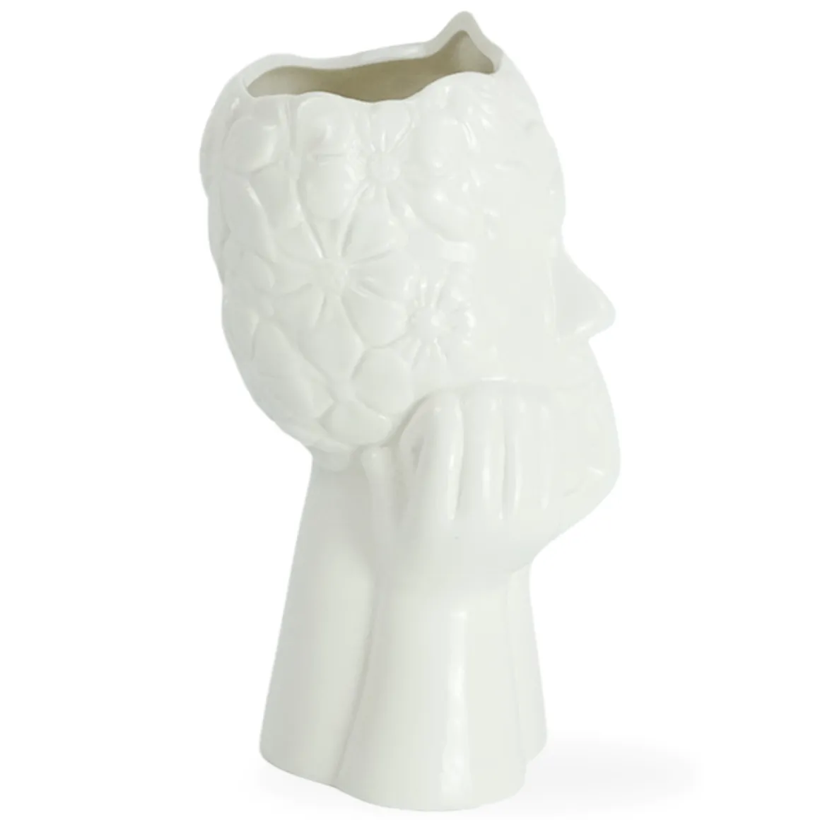 Asti keramik vase i hvid 19,8 cm