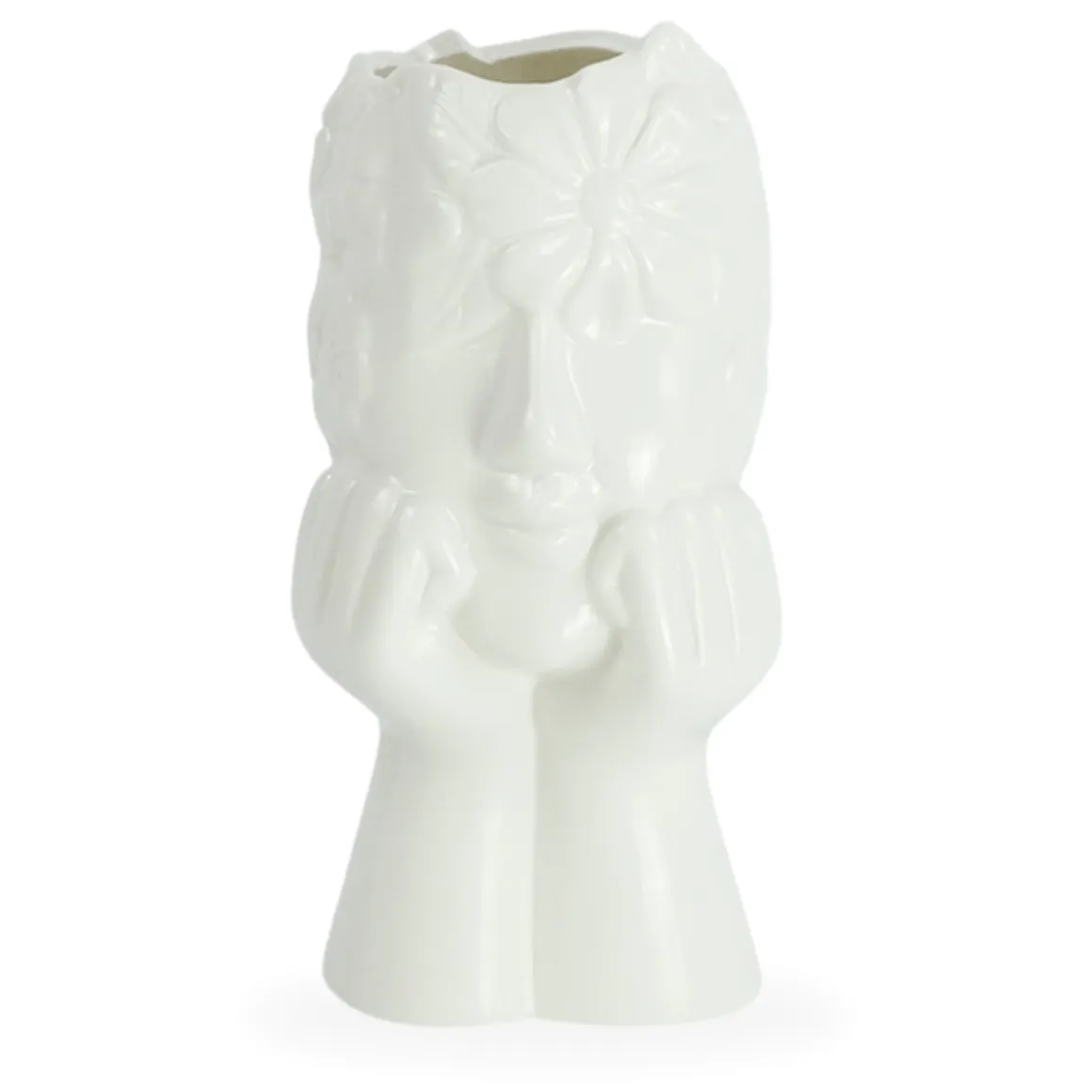 Asti keramik vase i hvid 19,8 cm