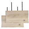 Aura - Tillægsplader til plankebord, 2 stk - Hvidolieret egetræ (Restparti)