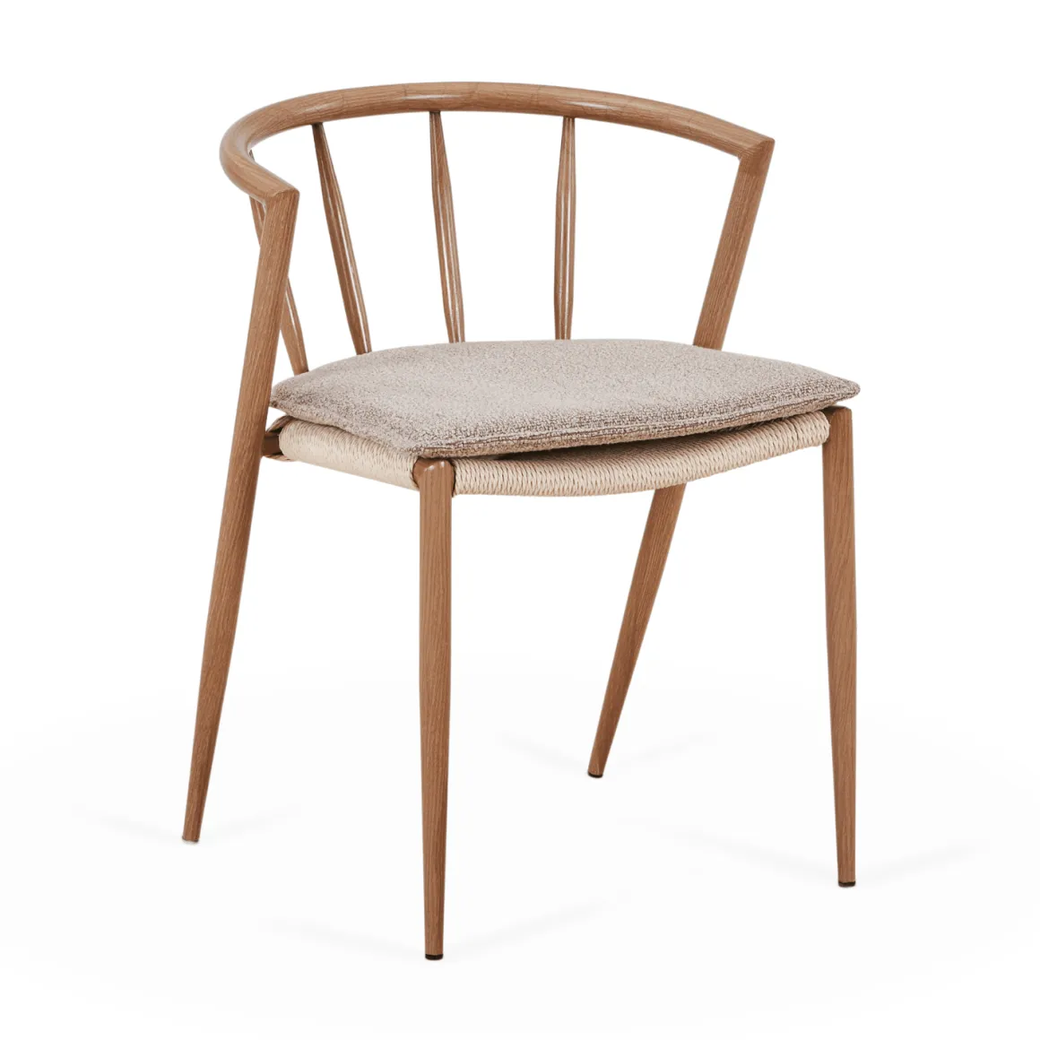 Bella - sædehynde i beige boucle