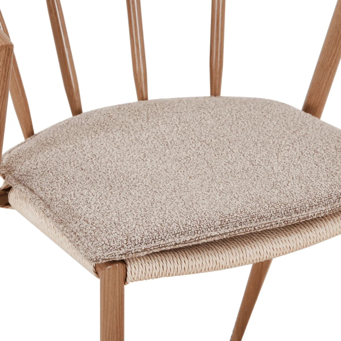 Bella - sædehynde i beige boucle