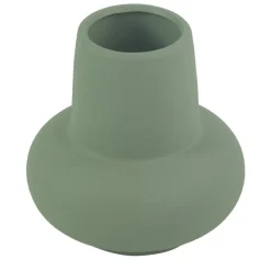 Birka keramik vase støvet grøn 15 cm