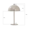 Bloom bordlampe Lyserød