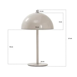 Bloom bordlampe Sort