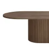 Bobby - Oval sofabord 120x55x45 cm Røget Eg