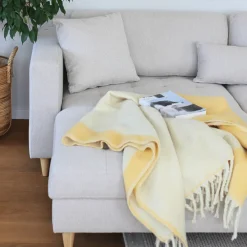 Brandy - Højrevendt og venstrevendt vendbar chaiselong sofa beige - L: 290 x D: 96 x H: 80 cm
