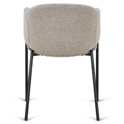 Carolina spisebordsstol i beige boucle