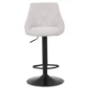 Cassie - beige justerbar barstol med drejefunktion 360 grader