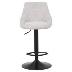 Cassie - beige justerbar barstol med drejefunktion 360 grader