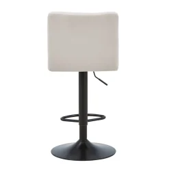 Diana - beige justerbar barstol med drejefunktion 360 grader