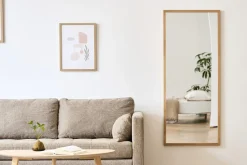 Elvira spejl 120x50 cm med træramme i eg