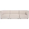 Emilia modulsofa i beige med 3 moduler L: 243 x D: 79 cm x H: 72 cm