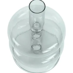 Fairy glas lysestage grå 15 cm