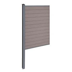 Finley komposithegn midtermodul - H: 180 x L: 95 cm - Brun