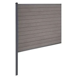 Finley komposithegn midtermodul - H: 180 x L: 185 cm - Brun