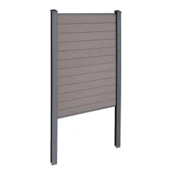 Finley komposithegn startmodul - H: 180 x L: 95 cm - Brun