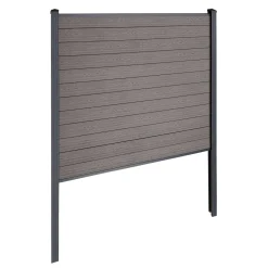 Finley komposithegn startmodul - H: 180 x L: 185 cm - Brun