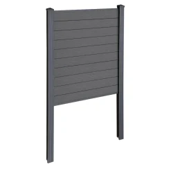 Finley komposithegn startmodul - H: 150 x L: 95 cm - Antracitgrå/sort