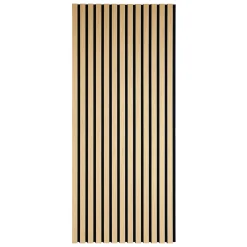 Fleksibel akustikpanel i egetræsfiner 1200x520x18 mm