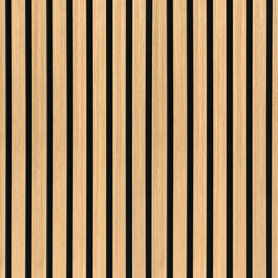 Fleksibel akustikpanel i egetræsfiner 1200x520x18 mm