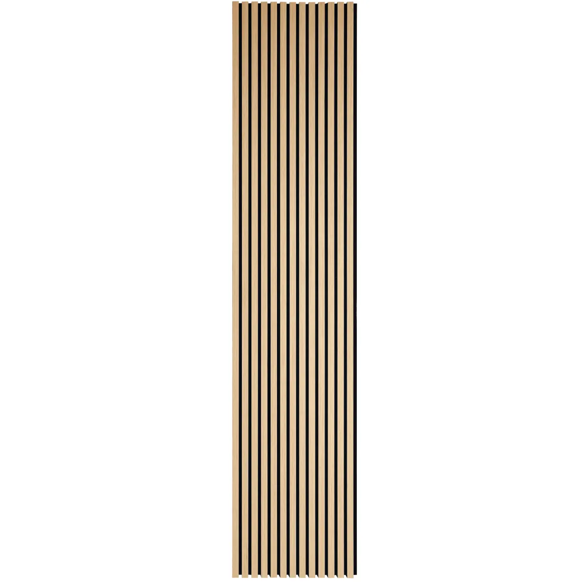 Fleksibel akustikpanel i egetræsfiner 2400x520x18 mm