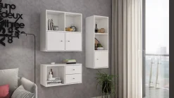 Flora skuffer til Flora reolsystem (2 skuffer) - Hvid