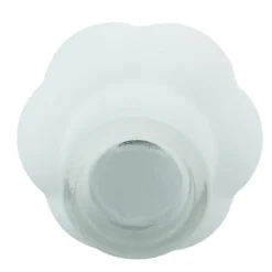 Foxy glas vase hvid 21 cm