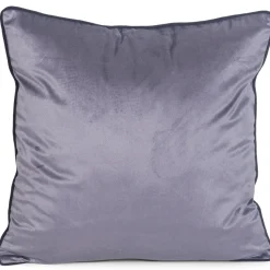 Gabi pyntepude - Sølvgrå velour 45x45 cm