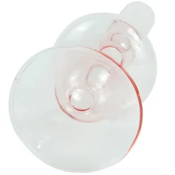 Gracie glas lysestage lyserød 18 cm