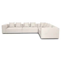 Hailey - Hjørnesofa modulsofa i beige med 4 moduler (Opstilling 2) L: 368 X D: 247 X H: 65 Cm