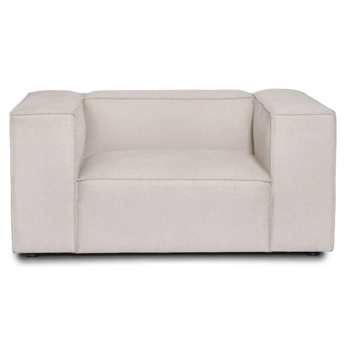 Hailey lænestol i beige L: 136 X D: 100 X H: 64 Cm