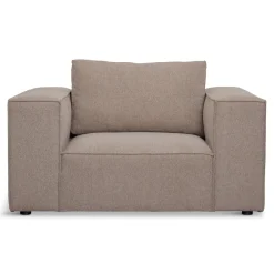 Hailey lænestol i sand L: 136 X D: 100 X H: 64 Cm