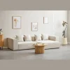 Hailey modul med halvt ryglæne højrevendt i beige L: 148 x D: 100 x H: 65 cm