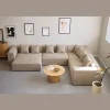 Hailey - U-sofa modulsofa i sand med 4 moduler - Venstrevendt chaiselong L: 368 X D: 247 X H: 65 cm