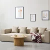 Hailey - Venstrevendt chaiselong modulsofa i sand med 3 moduler L: 415 X D: 148 X H: 65 cm