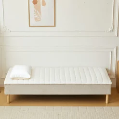 Henry hvid topmadras i PU-skum 90x200x4 cm