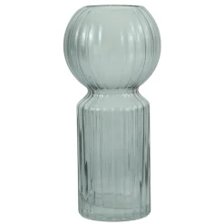 Hera glas vase grå 23 cm