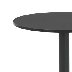 Lara sort rundt cafebord Ø70 cm
