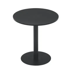 Lara sort rundt cafebord Ø70 cm