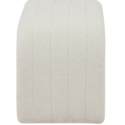 Lianna bænk i hvid boucle 95x40x44 cm