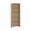 Maddie reol med 5 hylder i eg 175,5x66x25,5 cm